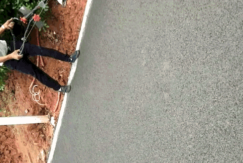 广西梧州彰泰城透水混凝土路面